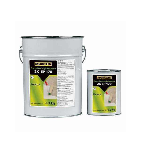 Murexin 2K EP 170 nedvességzáró epoxi gyanta, A+B komponens - 12 kg