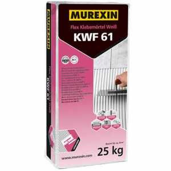 Murexin KWF 61 flex ragasztóhabarcs - fehér - 25 kg
