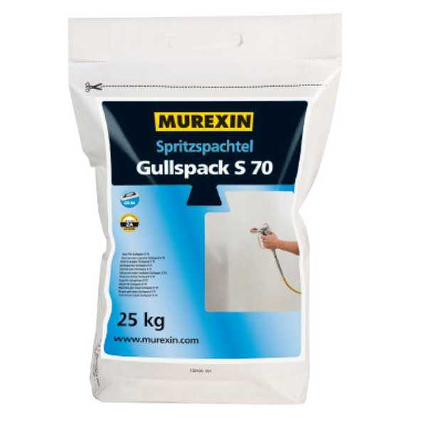 Murexin S 70 Gullspack szórható glett - 25 kg