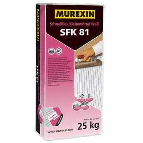 Murexin SFK 81 gyors-flex ragasztóhabarcs - fehér - 25 kg